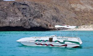 Best Boat Rentals La Paz to party at Balandra Beach